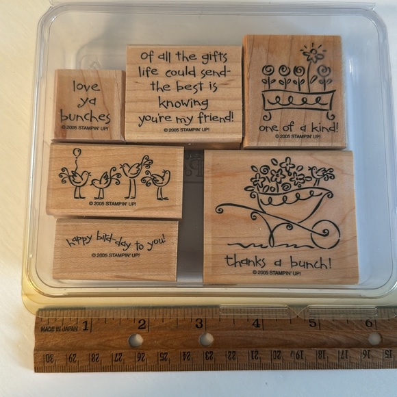 Stampin’ Up! Love Ya Bunches Stamp Set Friend Friends - Picture 2 of 4